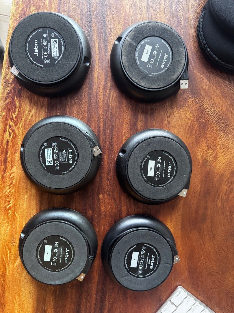 Jabra Conference Speakers (Category: Soundbars, Speakers & Amplifiers) located in Quezon City. Submitted by zidald77018 (Listing ID 1384056722, Image 2). Description: Selling for P2,500 each. 6 available.