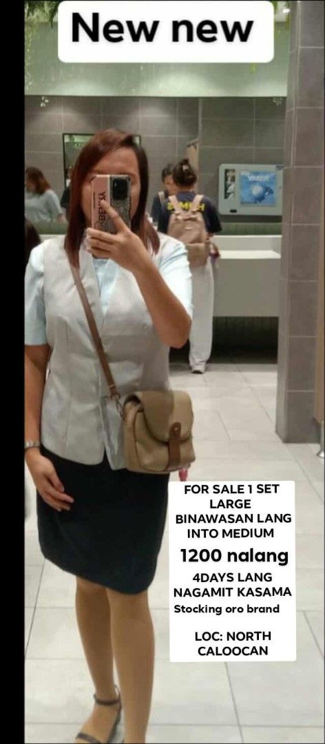 Karissa consignor unform dept store at sm (Category: Announcements) located in Manila. Submitted by hereshop80 (Listing ID 1384099846, Image 1). Description: For sale consignor Karissa uniform female 1set 1 vest large 1 blouse large ( binawasan into medium ) 1 skirt large ( binawasan lang yong haba ) 1 stocking Oro brand skintone Price 1200 LOC : bagong silang caloocan ( north ).