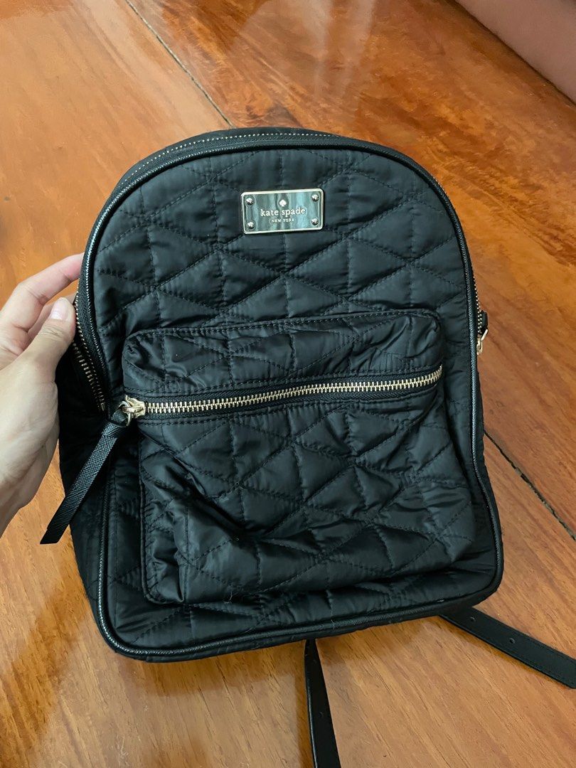 Kate Spade Wilson Road Small Backpack (Category: Luxury Bags & Wallets) located in Quezon City. Submitted by claire.kt (Listing ID 1384135746, Image 1). Description: Authentic and in great condition No damages except for minor peeling on one of the straps Bought in US.