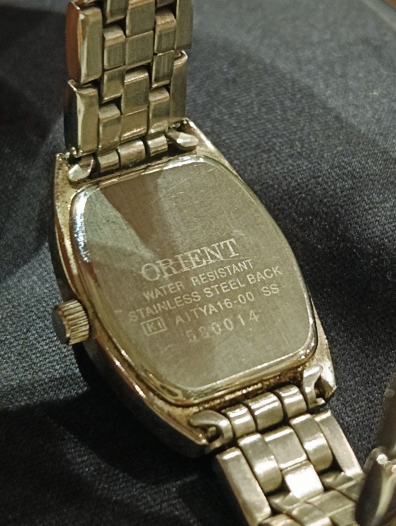Lisblank X Orient Ladies Watch (Category: Luxury Watches) located in Manila. Submitted by timecheckph (Listing ID 1384226356, Image 3). Description: FOR SALE: Lisblank X Orient Ladies Watch Price: Php 2,750 Ref. AITYA16-00 SS Made in Japan Rare case shape 24mm case size High quality Orient Japan quartz movement Unit only with stock bracelet Priced to sell. PM for more info..