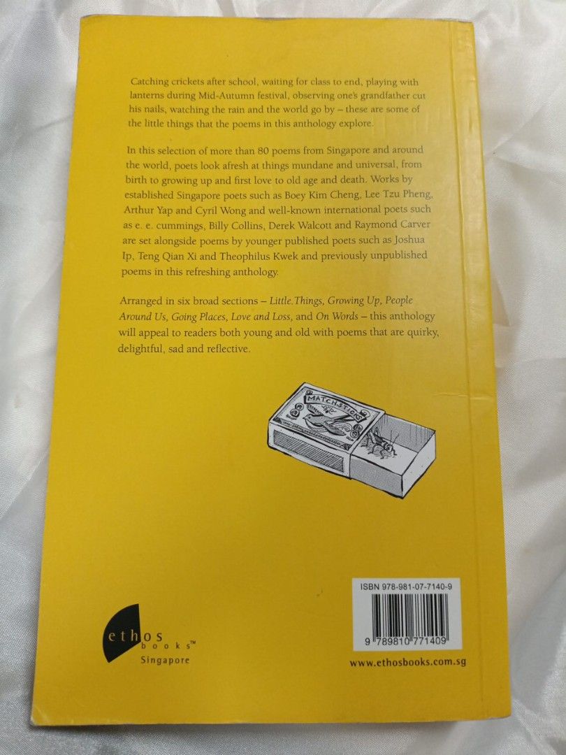 Little Things: An Anthology of Poetry Book Singlit, Hobbies &amp; Toys ...