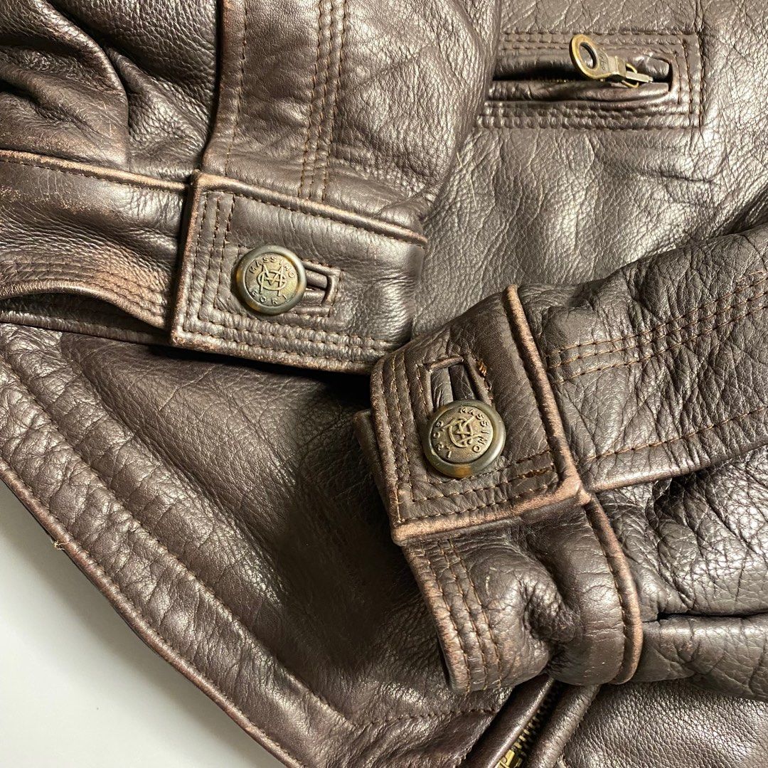 Massimo gori genuine leather jacket made in italy (Category: Coats, Jackets and Outerwear) located in Cebu City. Submitted by inukaybyjlf (Listing ID 1384214302, Image 3). Description: Excellent condition No major flaws.