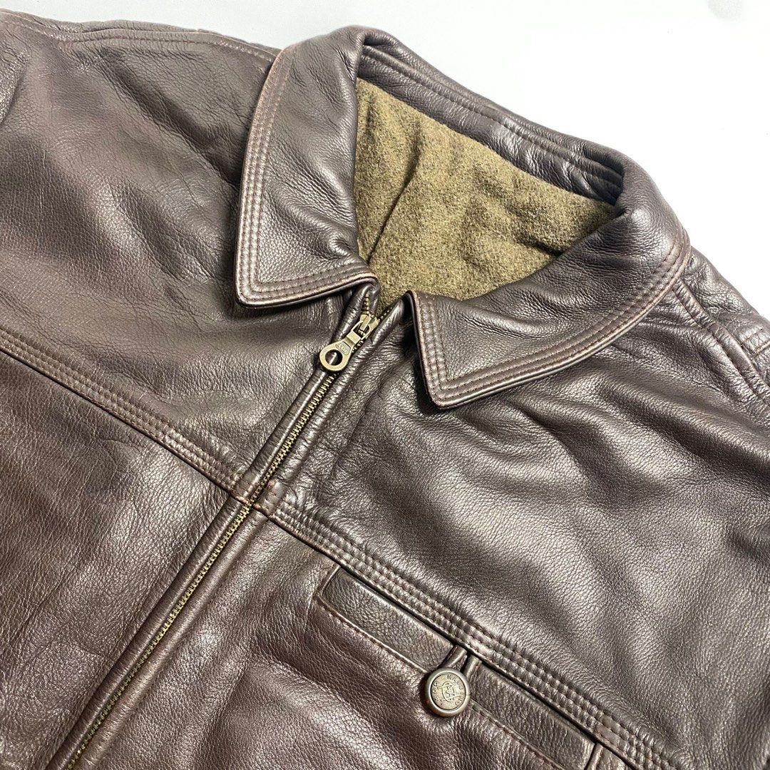 Massimo gori genuine leather jacket made in italy (Category: Coats, Jackets and Outerwear) located in Cebu City. Submitted by inukaybyjlf (Listing ID 1384214302, Image 2). Description: Excellent condition No major flaws.