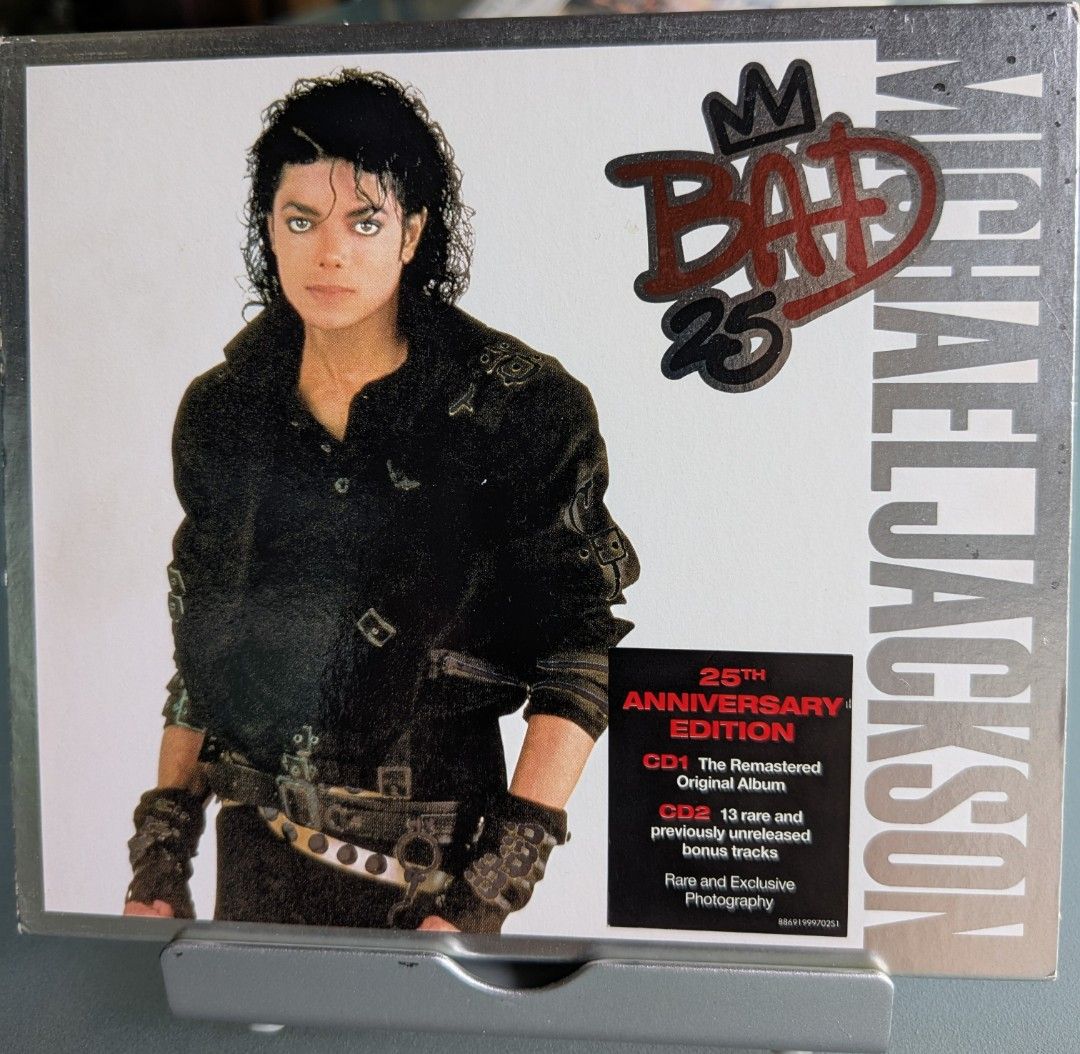Michael Jackson - Bad 25th Anniversary Edition CD, Hobbies &amp; Toys ...