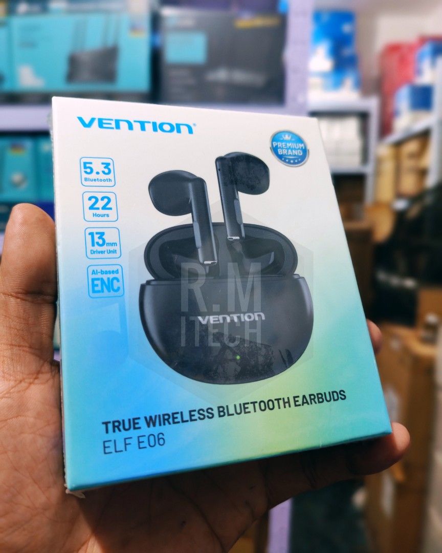 New VENTION wireless BLUETOOTH EARBUDS (Category: Earphones) located in Manila. Submitted by rm.itech051523 (Listing ID 1384051363, Image 3). Description: All items are brandnew, sealed and comes with 7days replacement warranty.