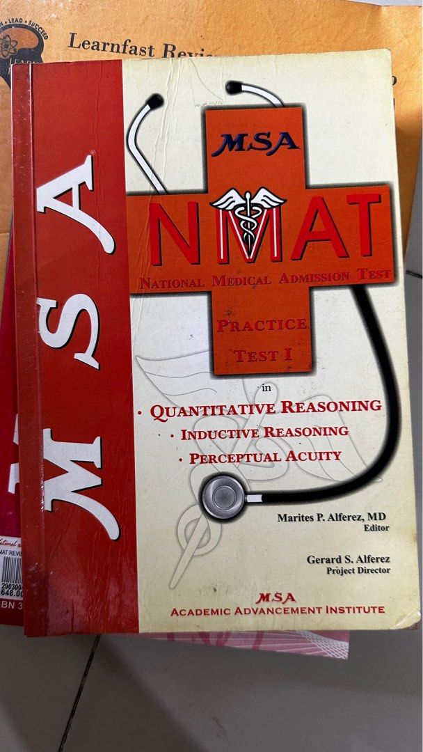 NMAT REVIEWERS (Category: Textbooks) located in Manila. Submitted by chattt (Listing ID 1384076790, Image 3). Description: NMAT Reviewer Set (only used pencil and only one reviewer with some highlighter) .