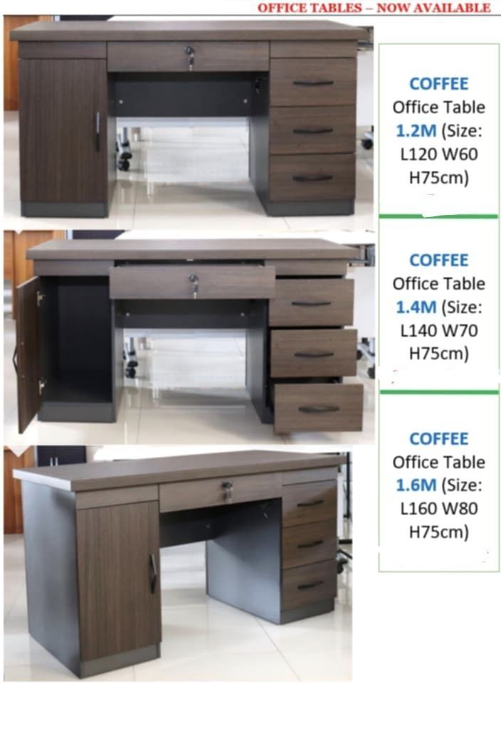 OFFICE/COMPUTER TABLE WITH DRAWER (Category: Tables & Sets) located in Quezon City. Submitted by asanzasmik45405 (Listing ID 1384094865, Image 1). Description: A computer office table with a drawer is a piece of furniture designed for use with computers, featuring a flat surface for the monitor and keyboard, and a drawer for storage. It combines the functionality of a traditional desk with the convenience of a built-in drawer for organizing offic