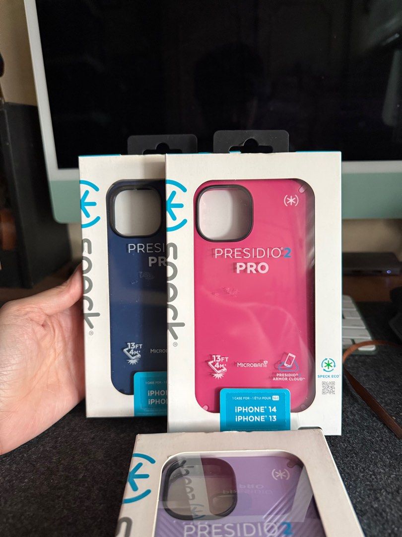 Original Speck Presidio 2 Pro Case for iPhone 13 / 14 (Category: Cases & Sleeves) located in Manila. Submitted by razelysonn (Listing ID 1384196937, Image 3). Description: Fixed price :) .