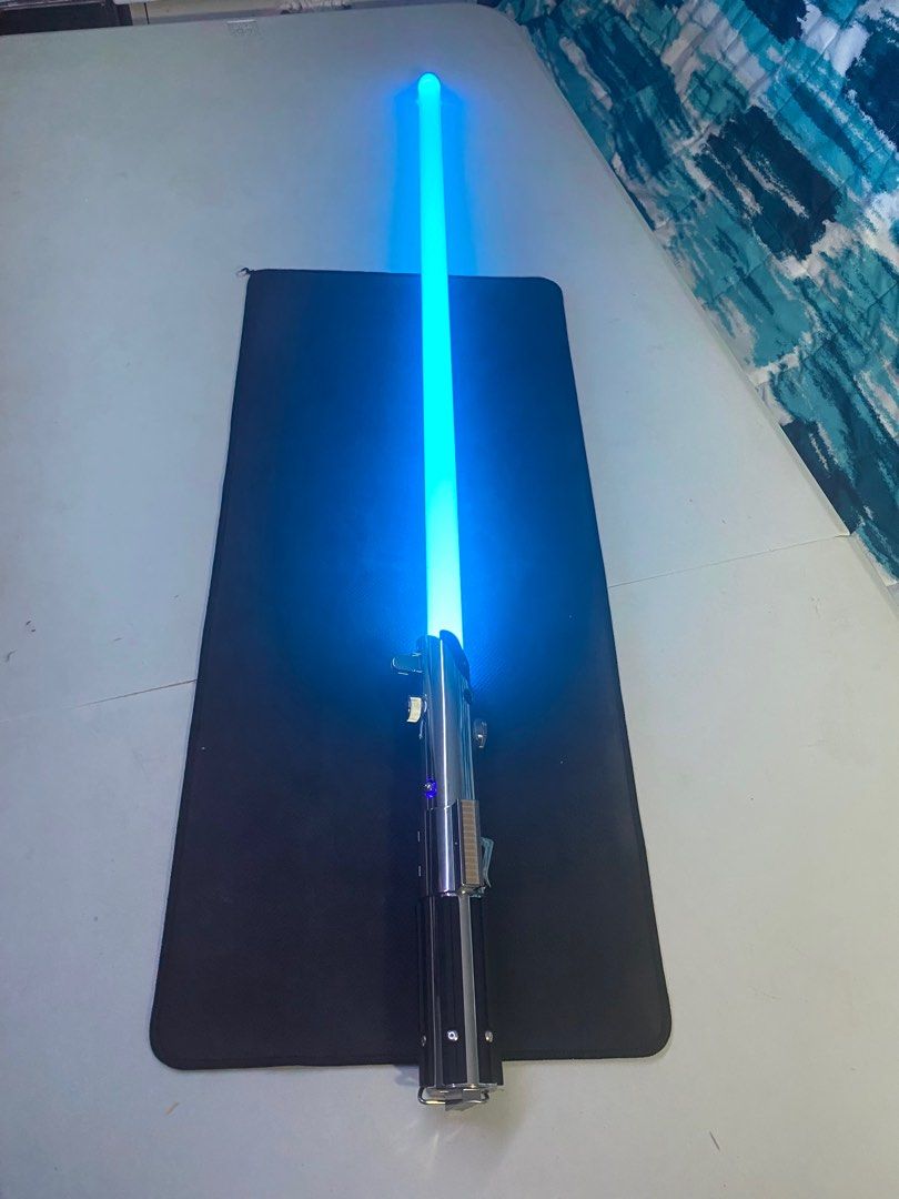 RGB Lightsaber (Category: Action & Battle Toys) located in Valenzuela. Submitted by von_ivan (Listing ID 1384226694, Image 2). Description: Anakin’s Lightsaber RGB (Base-lit) Multiple Colors Multiple Sounds .
