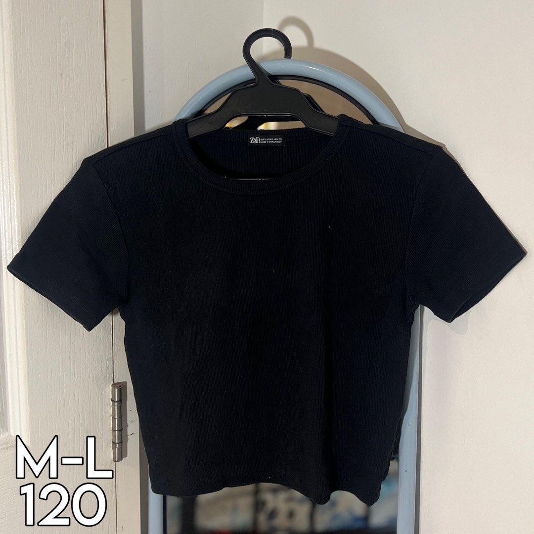 Ribbed top (Category: Shirts) located in Makati City. Submitted by findingkat (Listing ID 1384145145, Image 1). Description: ZARA Basic Ribbed Top 120 Fits M-L (Stretchable) Made in Bangladesh Get 2 for 200 RFS: Closet clean up.