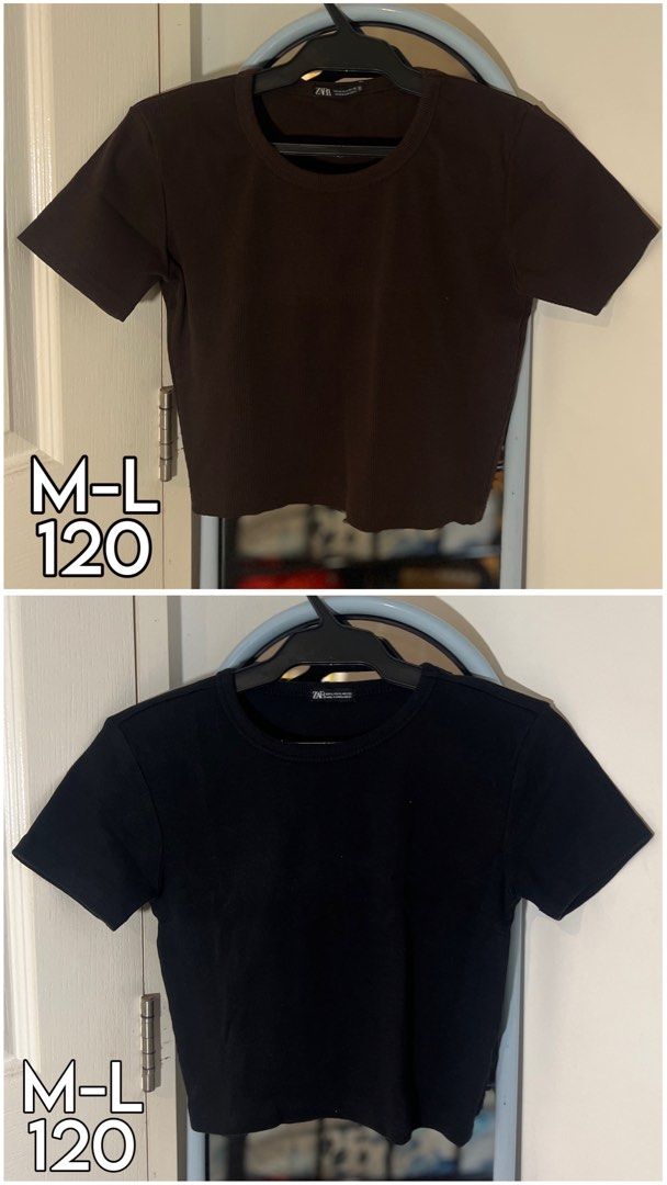 Ribbed top (Category: Shirts) located in Makati City. Submitted by findingkat (Listing ID 1384145145, Image 3). Description: ZARA Basic Ribbed Top 120 Fits M-L (Stretchable) Made in Bangladesh Get 2 for 200 RFS: Closet clean up.