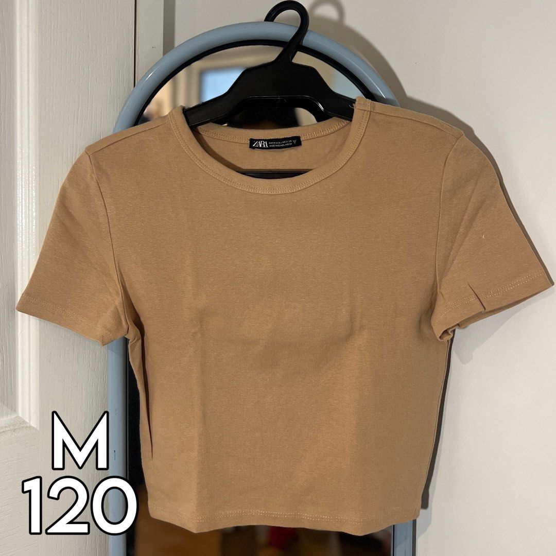 Ribbed top (Category: Shirts) located in Makati City. Submitted by findingkat (Listing ID 1384145550, Image 1). Description: ZARA Basic Ribbed Top 120 Fits M-L (Stretchable) Made in Bangladesh Get 2 for 200 RFS: Closet clean up.