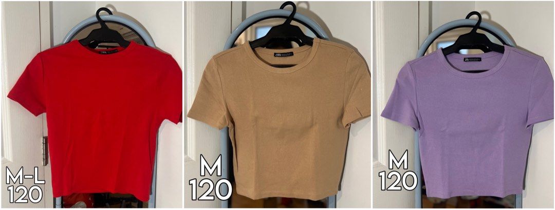 Ribbed top (Category: Shirts) located in Makati City. Submitted by findingkat (Listing ID 1384145708, Image 2). Description: ZARA Basic Ribbed Top 120 Fits M-L (Stretchable) Made in Bangladesh Get 2 for 200 RFS: Closet clean up.