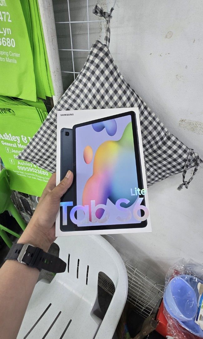 Samsung Galaxy Tab S6 Lite 4gb 128gb LTE (Category: Android) located in Quezon City. Submitted by samanthaga21954 (Listing ID 1384097713, Image 1). Description: Samsung Galaxy Tab S6 Lite 4gb 128gb LTE Brandnew Sealed with Warranty Onhand Stock.