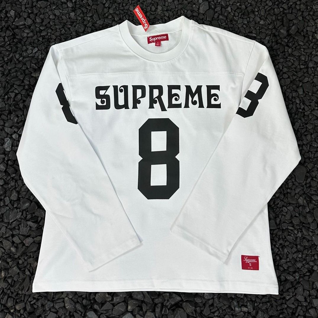 SUPREME SS25 AFFILIATED L/S FOOTBALL TOP 新款設計感胸口美式8