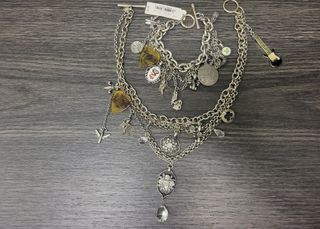 vintage  Lucky Brand Rock N Roll Travel 限量版系列 手鏈+頸鏈64205289562113110