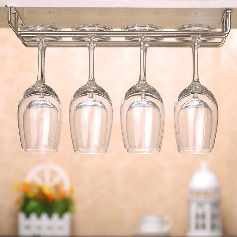 Wine glass holder (Category: Other Kitchenware & Tableware) located in Quezon City. Submitted by trixieprelovedshop (Listing ID 1384163114, Image 2). Description: 3rows wine glass holder Stainless steel.