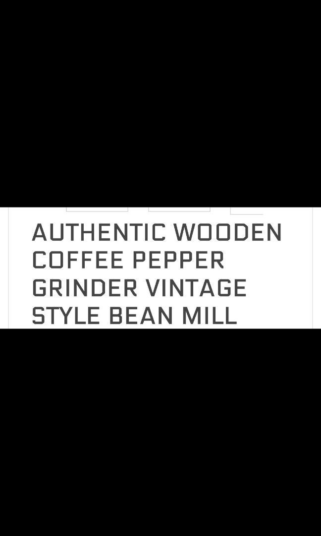 Wood Coffee grinder (Category: Coffee & Tea Tableware) located in Davao. Submitted by bravemoon_556cd5 (Listing ID 1384140898, Image 2). Description: price drop we ship nationwide gcash or bank account payment mode.