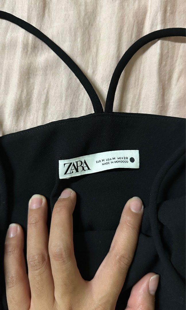 Zara ruched black dress (Category: Dresses) located in Makati City. Submitted by ppsls (Listing ID 1384184466, Image 2). Description: .