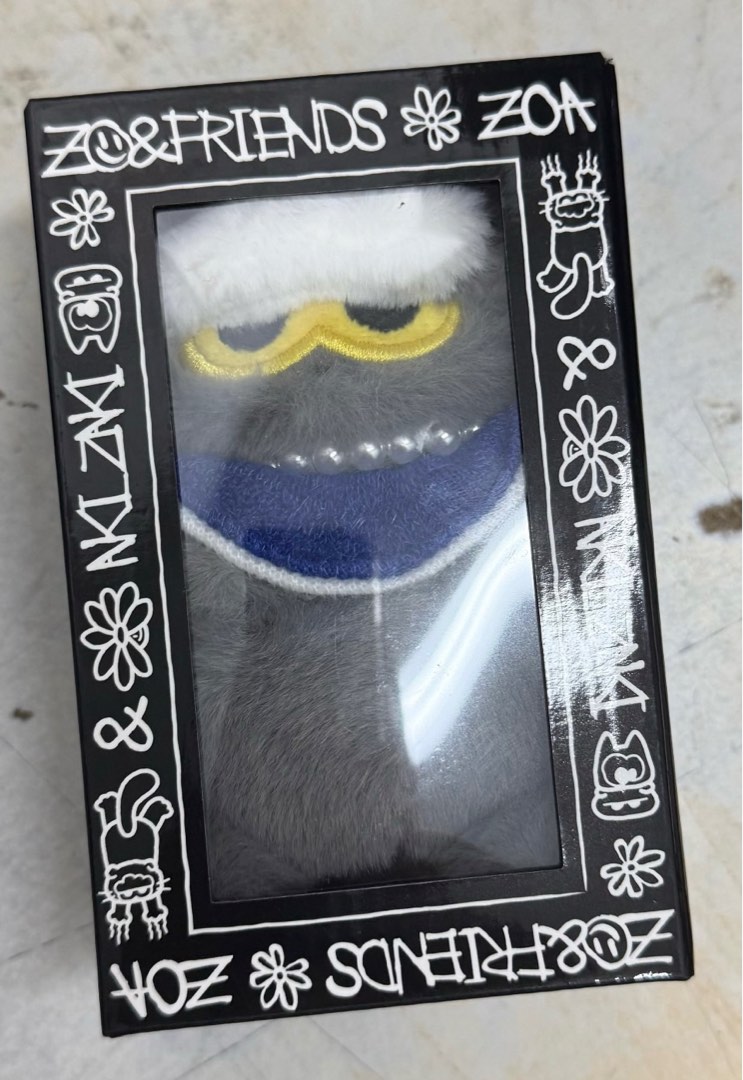 現貨Zo&friends zoa plush keyring GD 韓泰購入, 興趣及遊戲