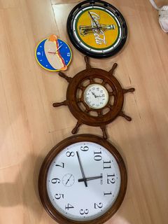 STUSSY Livin' Wall Clock by SAITO WOOD Wall wood For Sale | Clocks