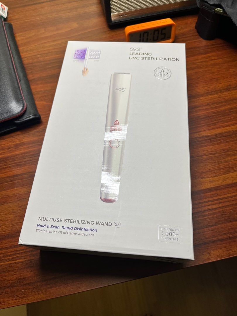 59S UVC sterilization (Category: Sanitizers & Disinfectants) located in Pasig City. Submitted by itcsolutionsph (Listing ID 1385961125, Image 1). Description: Mutliuse sterilizing wand Hold and scan, rapid disinfection to eliminate 99.9% of germs and bacteria .