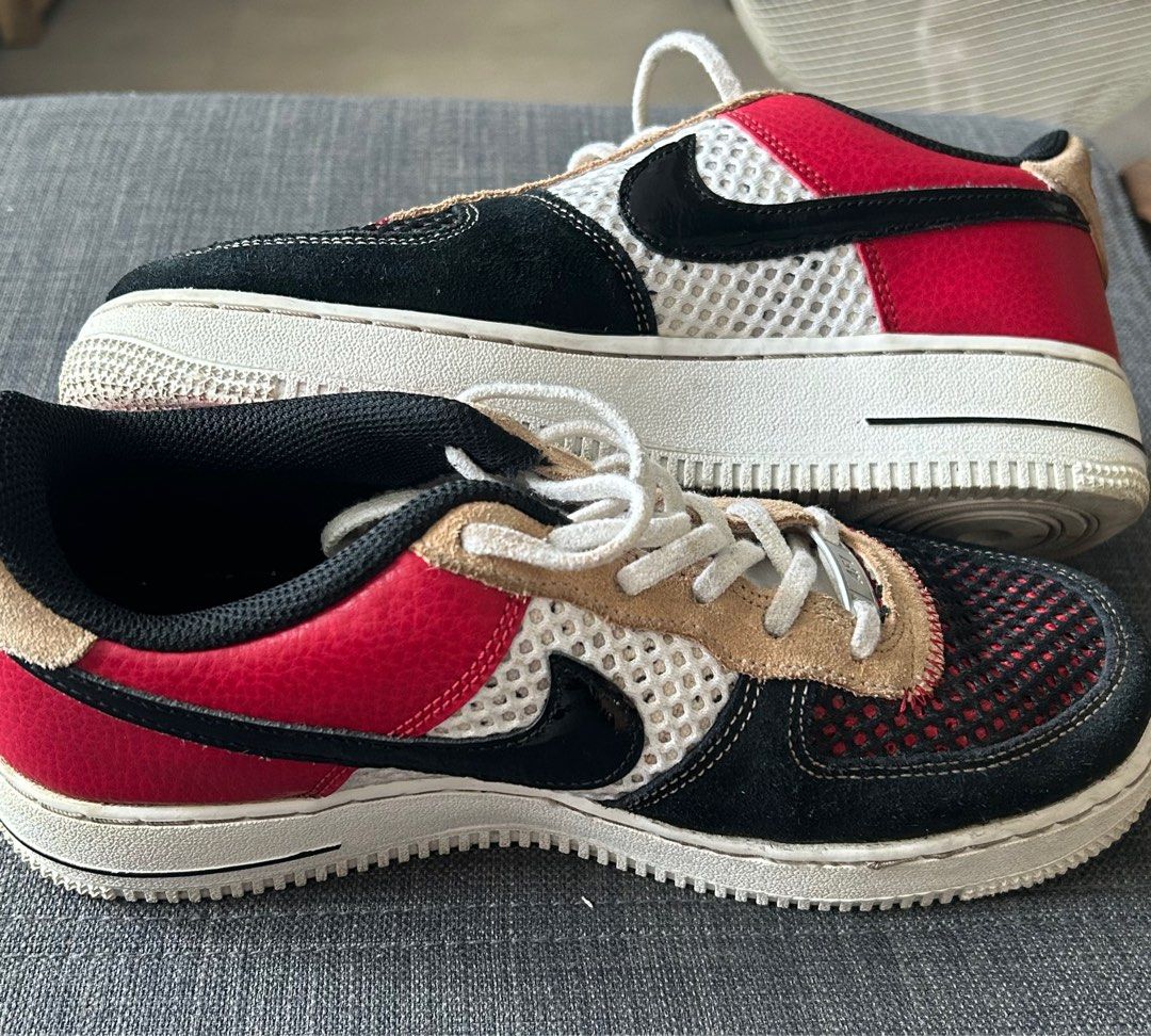 Airforce 1 Low alter & reveal red sz6 (Category: Sneakers) located in Manila. Submitted by LuckyFindsPh (Listing ID 1385868951, Image 3). Description: Nike Air Force 1 Low Alter & Reveal Red Casual Shoes DO6113-100 sz 6 Rfs: outgrown shoes but still in good condition.