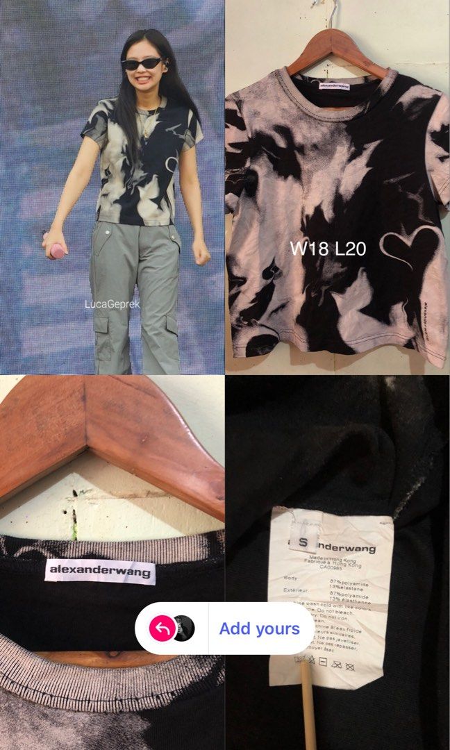 Authentic Alexander Wang acid wash shirt (Category: Luxury Apparel) located in Tayabas. Submitted by mandothriftss (Listing ID 1385830469, Image 2). Description: no issue good as new authentic .