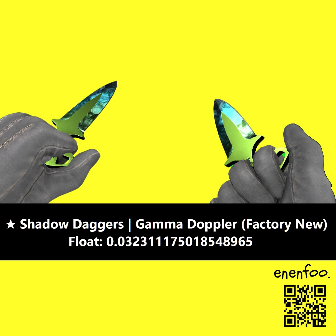 CS2 SHADOW DAGGERS GAMMA DOPPLER P4 PHASE 4 FN FACTORY NEW SKINS KNIFE ...