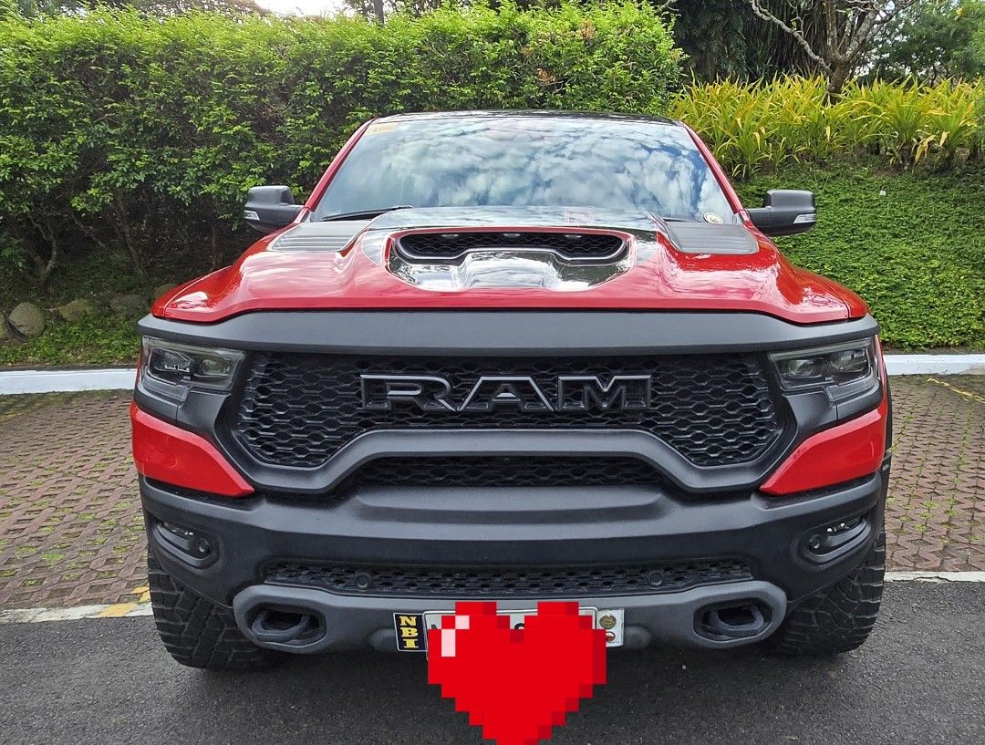 RAM TRX HELLCAT 6.2 LITER SUPERCHARGED Auto (Category: Used Cars) located in Binan City. Submitted by topline58 (Listing ID 1385869339, Image 1). Description: 2021 ram trx 6.2 ltr v8 hellcat engine 750hp supercharged US version limited racing red color All original, no modification Ppf installed 8k mileage only.