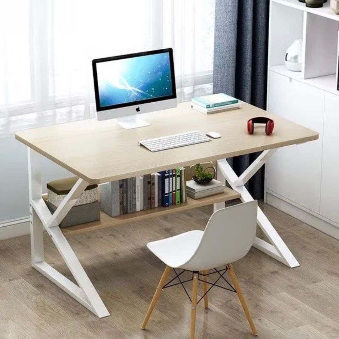 Durable Writing Desk Table | Large Work Desk Table | Under Desk Storage ...
