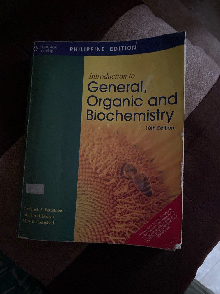 General organic and biochemistry 10th ed. (Category: Textbooks) located in Quezon City. Submitted by kayseeeee (Listing ID 1385863711, Image 1). Description: These are used books so Manage your expectations. Thanks. .