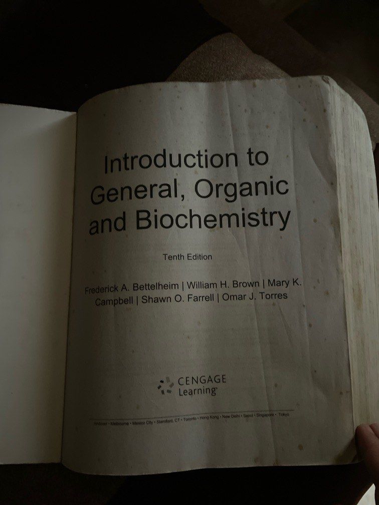 General organic and biochemistry 10th ed. (Category: Textbooks) located in Quezon City. Submitted by kayseeeee (Listing ID 1385863711, Image 3). Description: These are used books so Manage your expectations. Thanks. .