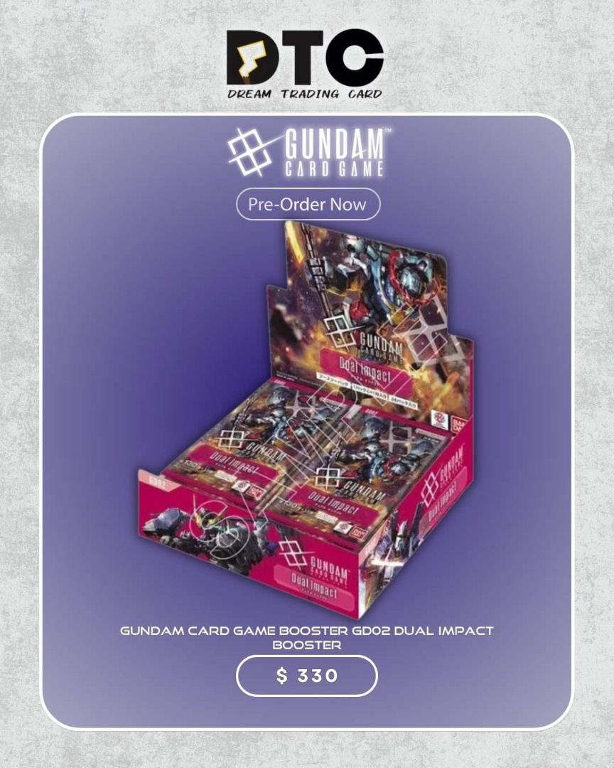 gundam card game dual impact booster box preorder Freedom Ascension (Presell)  Trading Card Market but total type count remains unchanged Gundam TCG Card Game: Booster