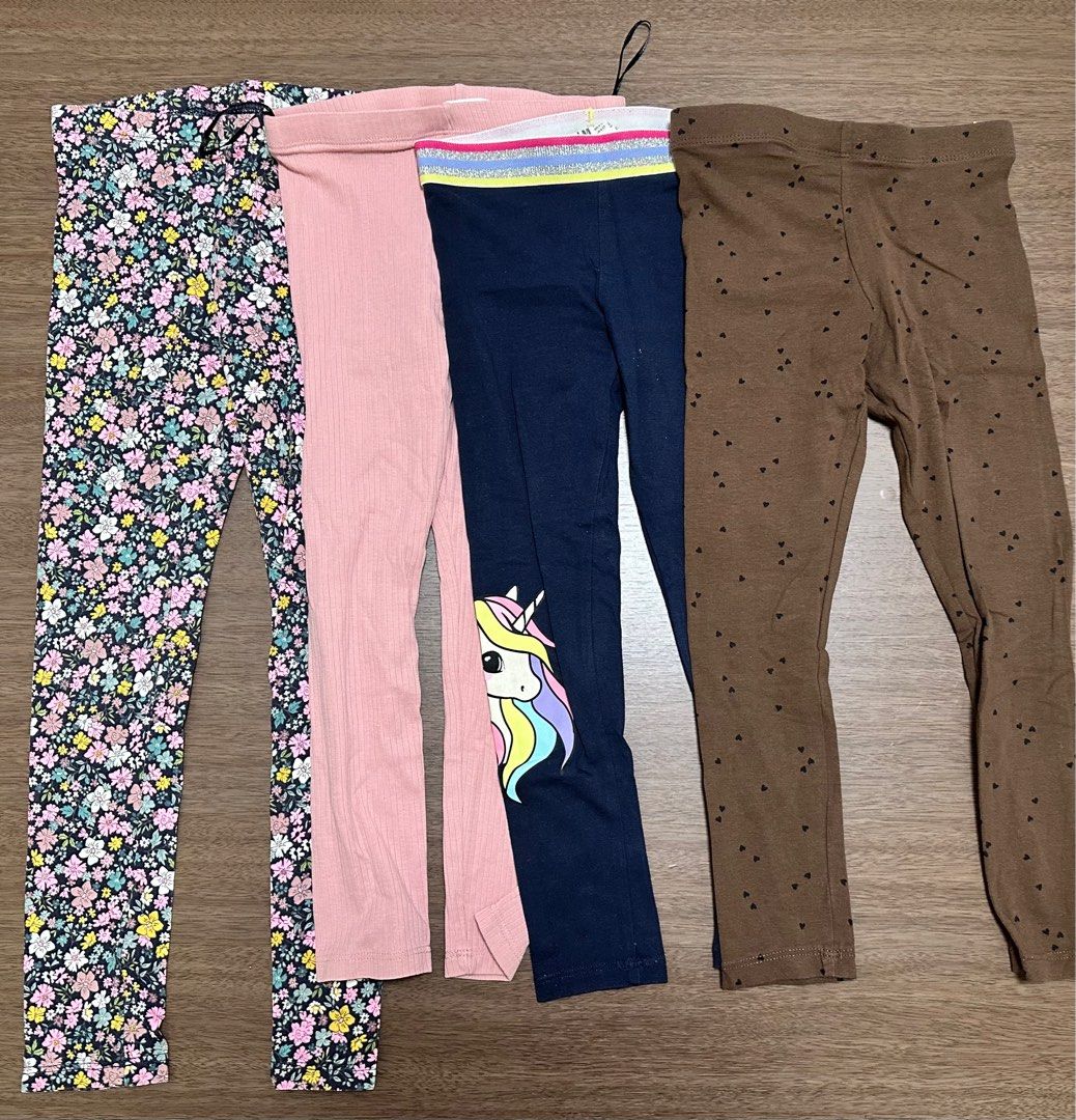 H&M Leggings - TAKE ALL! (Category: Babies & Kids Fashion) located in Pasig City. Submitted by hello.spring (Listing ID 1385864632, Image 2). Description: H&M Leggings - TAKE ALL! 4pcs TAKE ALL for only Php450! Suits 4-6y/o on tag. .