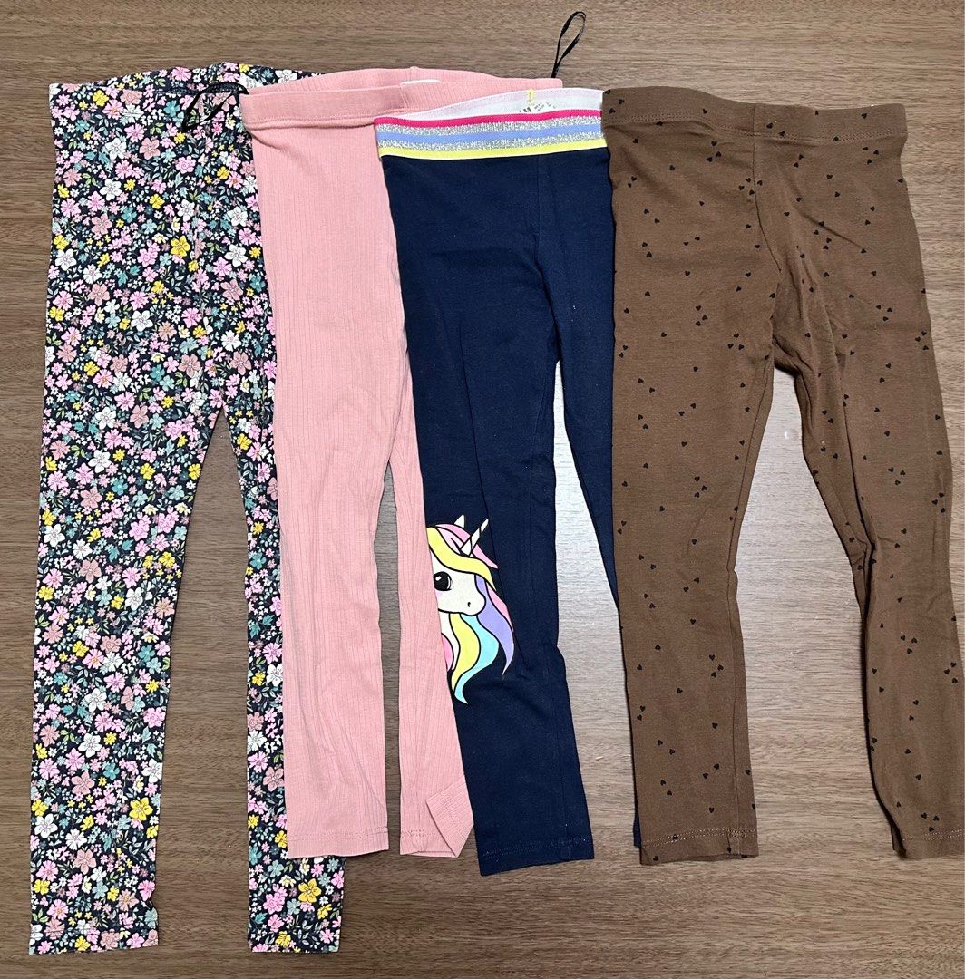 H&M Leggings - TAKE ALL! (Category: Babies & Kids Fashion) located in Pasig City. Submitted by hello.spring (Listing ID 1385864632, Image 1). Description: H&M Leggings - TAKE ALL! 4pcs TAKE ALL for only Php450! Suits 4-6y/o on tag. .