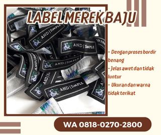 (Kategori: ) berada di . Dikirim oleh produsenlabelbajumurah (ID iklan 1385938620, Gambar 1). Deskripsi: .