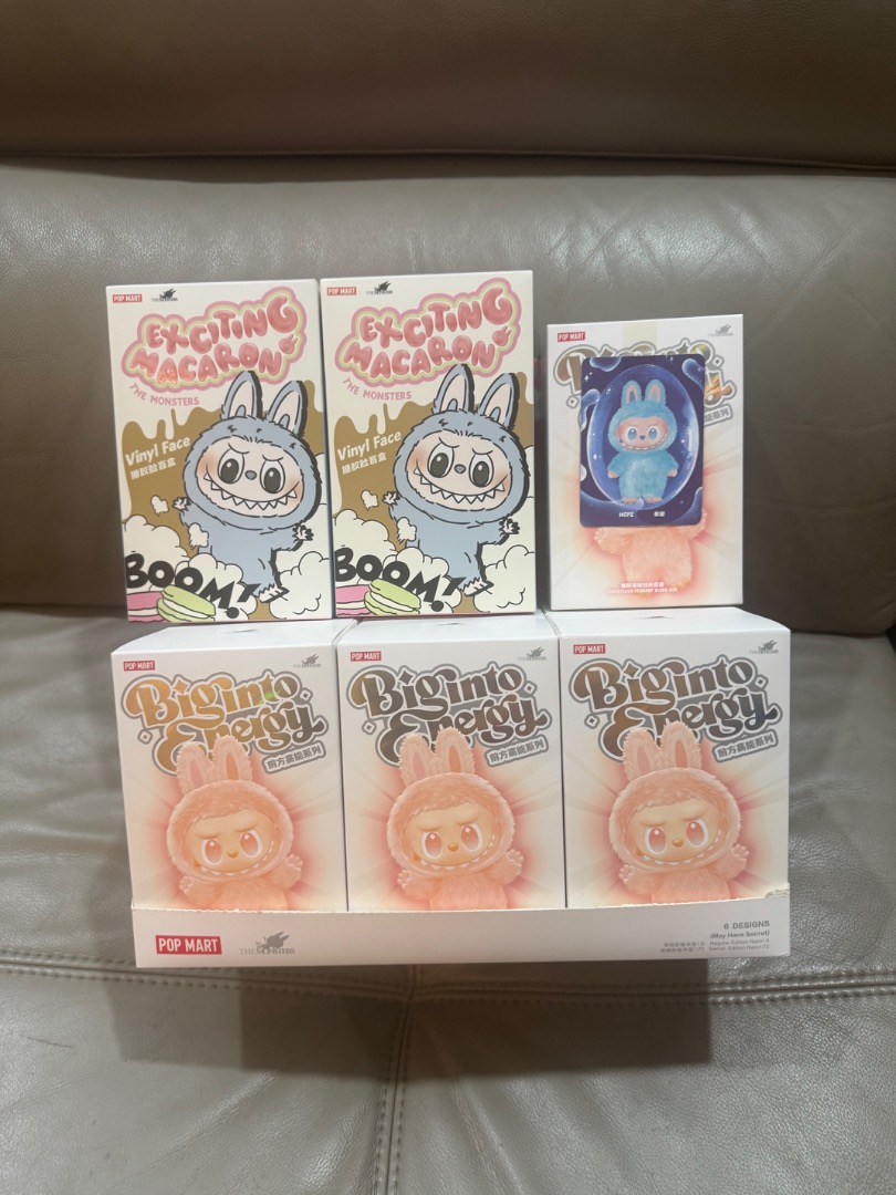 Labubu v3 v1 Sealed Boxes - Labubu Big into energy Labubu macaron ...