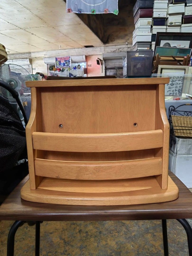 Magazine Holder - Solid Wood (Category: Storage Boxes & Baskets) located in Cebu City. Submitted by dudes_villanueva (Listing ID 1385990287, Image 1). Description: Solid Wood Magazine/Holder Very good Condition. Made of heavy solid wood. Approximately 50x15x36cm.