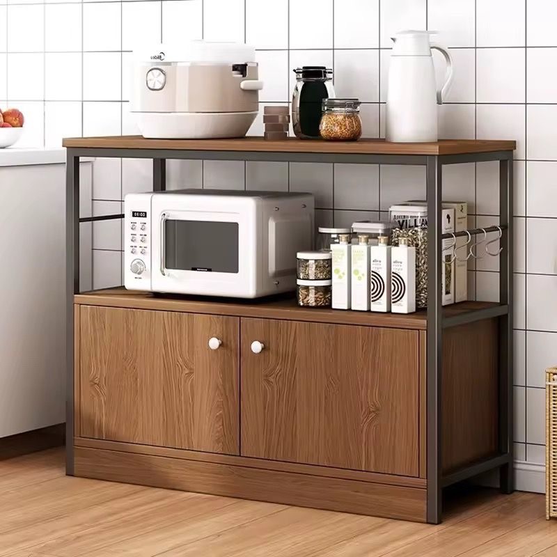 Multi-Layer Kitchen Rack | Microwave Oven Storage Rack | Steel Frame ...