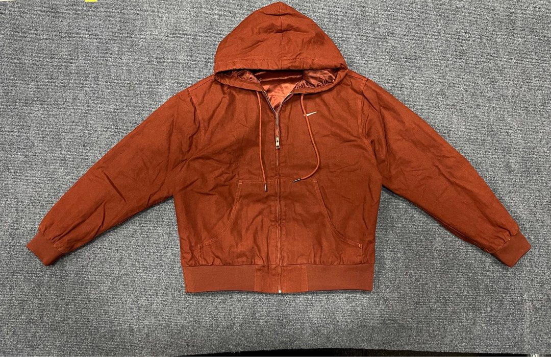 Nike Padded Hooded Jacket Oxen Brown, 他的時尚, 外套、夾克、大衣在