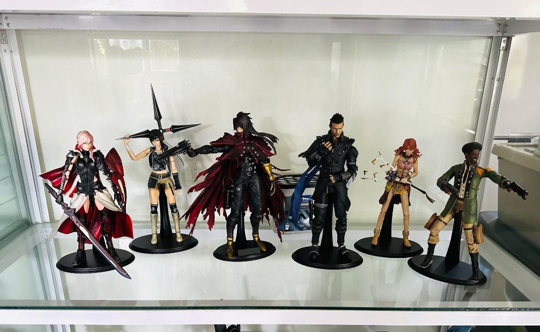 Play Arts Kai Final Fantasy Figures (Category: Figurines & Statues) located in Laoag. Submitted by deviruchi (Listing ID 1385886863, Image 1). Description: Selling: Final Fantasy Play Arts Kai 1. Play Arts Kai XIII Lightning Returns 1 Glued Shoulder Joint As Is P7,000 2. FF VII AC Yuffie Kisaragi BIB P5,500 3. FF VII AC Vincent Valentine BIB P6,000 4. FF XV Nyx Ulric BIB P3,500 5. Vanille As Is P1,500 6. Sazh As Is P1,200 PRICES ARE NON-NEGOTIABL