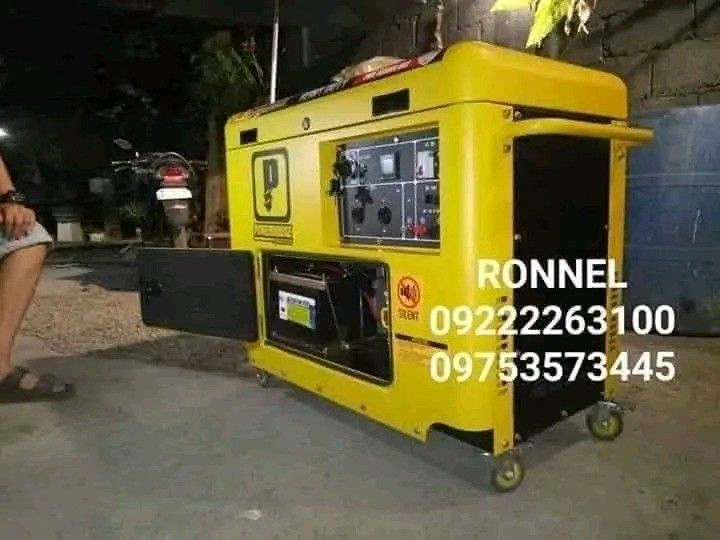 POWERHOUSE USA 10KVA Air-cooled Generator (Category: Industrial Equipment) located in Valenzuela. Submitted by ronnelpowertools (Listing ID 1385906321, Image 2). Description: Price - 80k DR POWERHOUSE USA 10KVA Air-cooled Generator Model: PWH-10500E-DST Engine: Diesel Type: Silent Enclosure Voltage Regulator: AVR Type: 100% copper wire Phase: Single Frequency: 60Hz Max. AC Output: 10kva Rated AC Output: 8.5kva Rated AC Voltage: 220v Power Factor: