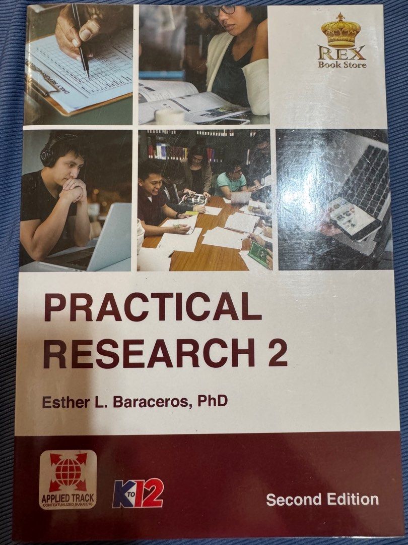Practical Research 2 (Category: Textbooks) located in Manila. Submitted by ms.xenia (Listing ID 1385897653, Image 1). Description: This book is used but looks brand new – no markings, no folds, no damage. Perfect for readers who want a quality copy at a lower price! MOP: Gcash/Banktransfer MOD: Lalamove or J&T.