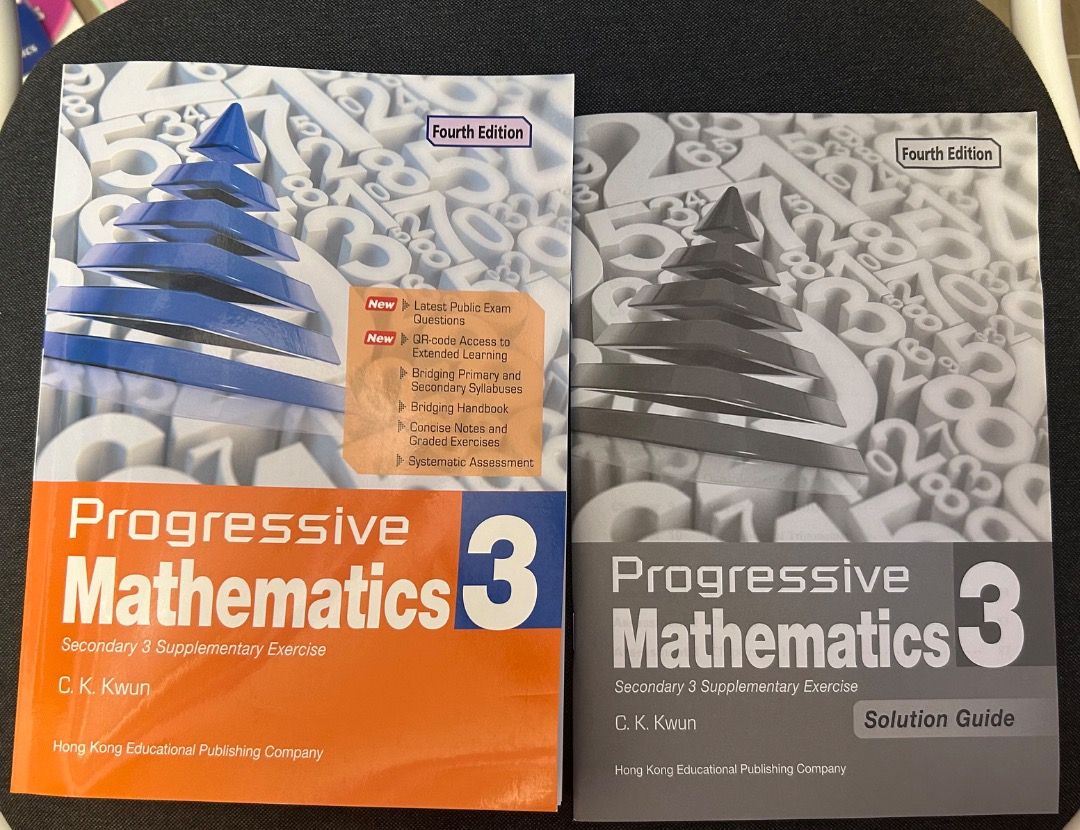 Progressive Mathematics 3 (第四版) 練習及答案, 興趣及遊戲, 書本 & 文具, 教科書 - Carousell