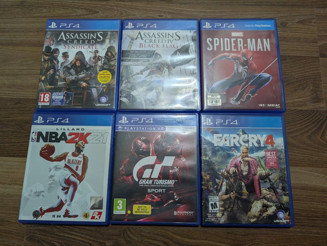 PS4 Games (Category: PlayStation) located in Kuala Lumpur. Submitted by shazedz (Listing ID 1385962713, Image 1). Description: NBA 2K21 - rm35 Farcry 4 - rm35.