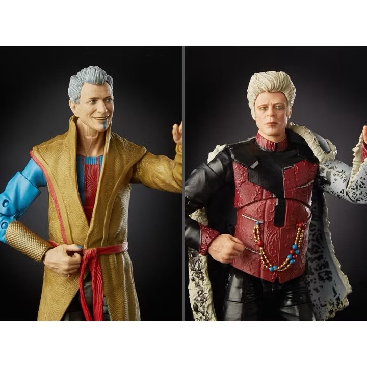 Pack Hasbro Marvel Legends SDCC 2019 - The Collector & Grandmaster - Figurines 1/12 - Neuf
