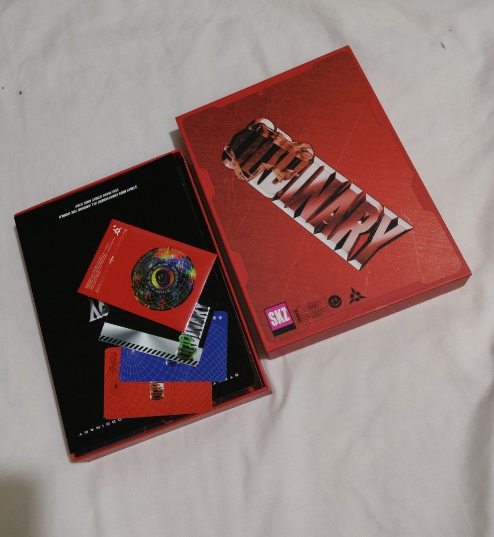 SKZ ODDINARY Mask Off Version (Red) (Category: CDs & DVDs) located in Bulacan. Submitted by decluttermeans (Listing ID 1385849237, Image 2). Description: WTS/LFB Unsealed Album *still complete inclusions Stray Kids ODDINARY Mask Off Version (Red) Inclusions: ✓ CD ✓ Photobook ✓ (2) photocard ✓ ID card ✓ Trading unit Photocard ✓ Sticker ✓ Lyrics Sheet ✓ Original Package Box ✓ Mini Poster ✓ Folded Poster Rfs: Decluttering/School Expenses LOC: San Jo