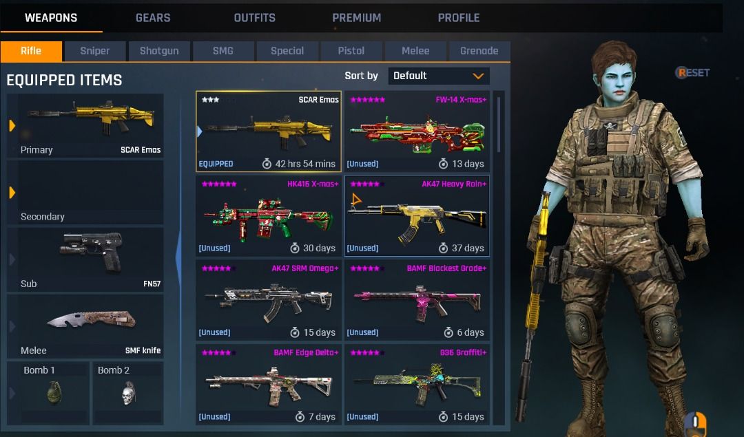 Stacked BLACKSHOT SEA Account - General Rank, Video Gaming, Video Games ...