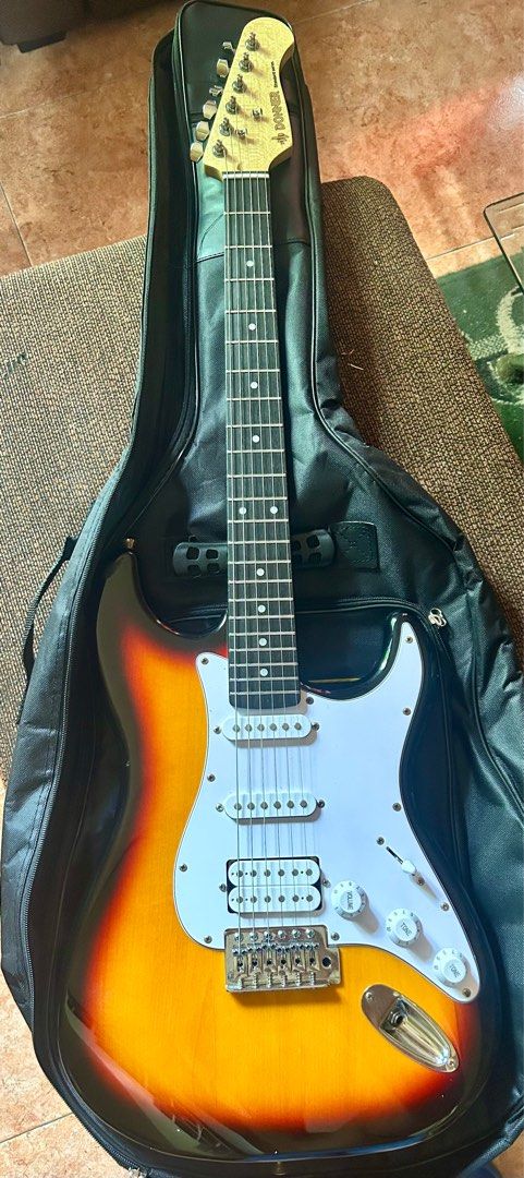 Electric Guitar Stratocaster Donner (Category: Musical Instruments) located in Paranaque City. Submitted by dominiclorico (Listing ID 1385825018, Image 1). Description: Electric Guitar Donner Stratocaster DST 100 Donner Guitar is sold in the US , UK, multiple countries and distributed by RJ Guitars Philippines. Very good guitar at an affordable price. Sounds really good. Stratocaster with tobacco sunburst color. For me, this is better than Squier